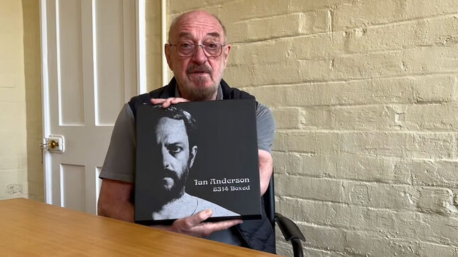 JETHRO TULL Legend IAN ANDERSON Unboxes His "8314 Boxed" Solo Works Collection; Video