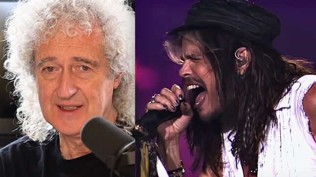 QUEEN's BRIAN MAY Left Emotional After Hearing Of AEROSMITH's Retirement - 