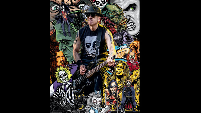 LIFE OF AGONY Bassist ALAN ROBERT Achieves Milestone With Latest Coloring Book "The Beauty Of Horror: Haunted Holidays"