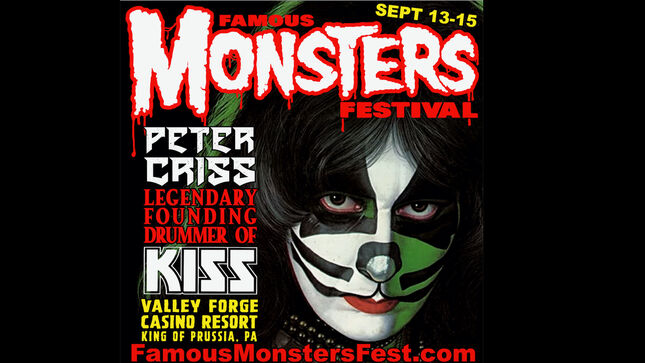 Meet Original KISS Drummer PETER CRISS At Famous Monsters Festival This September