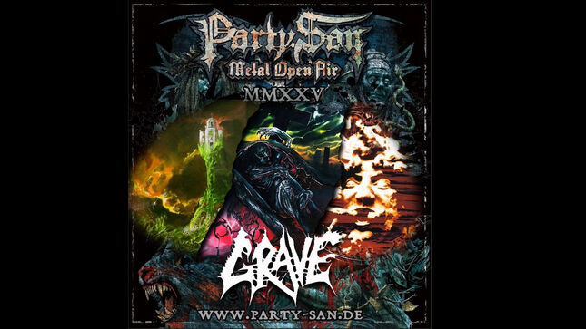 GRAVE's Original 1991 Lineup To Perform Exclusive Old School Set At Party.San Metal Open Air 2025