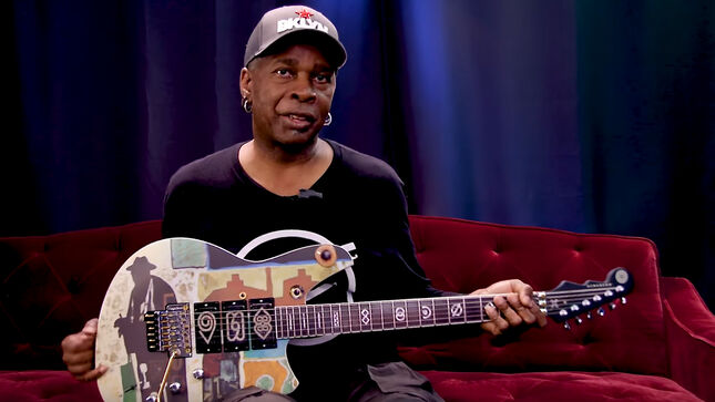 LIVING COLOUR's VERNON REID Shows Off His New Signature Reverend Guitar; Video