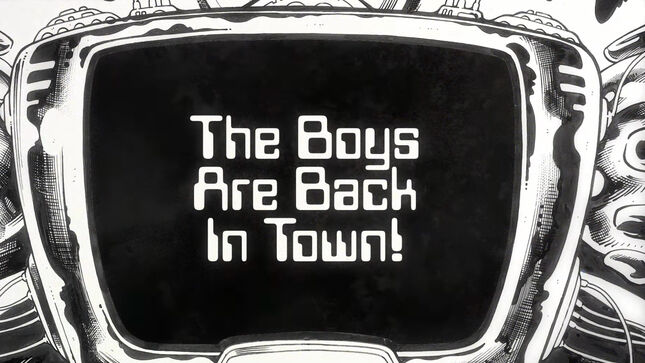 THIN LIZZY - New Lyric Video Released For "The Boys Are Back In Town"