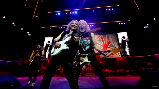 IRON MAIDEN – “It’s Great To Be Back”; Official Tour Video From Perth Streaming