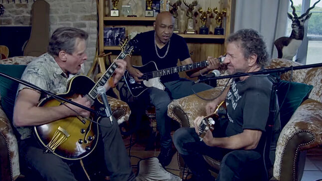 TED NUGENT Rocks Out With SAMMY HAGAR At Ted's Texas Ranch; Video ...