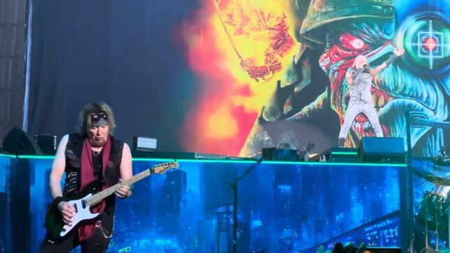 IRON MAIDEN Performs "Wasted Years" Live In Adelaide; Fan-Filmed Video Streaming