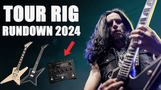 FIREWIND's GUS G. Shares 2024 Tour Rig Rundown Video