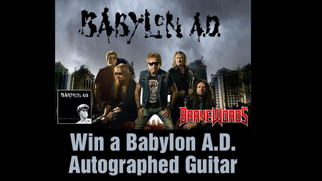 Contest: Enter To Win Autographed BABYLON A.D. Guitar