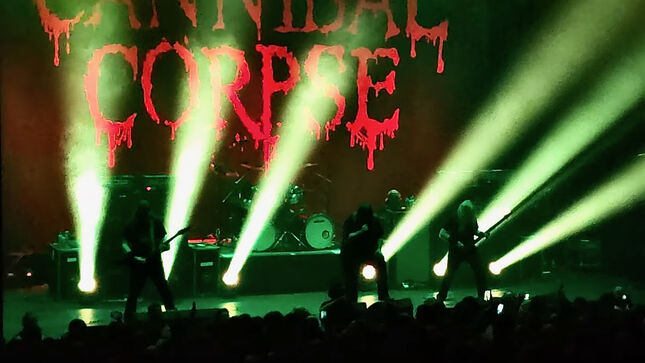 CANNIBAL CORPSE Perform In London Without Guitarist ERIK RUTAN; Video