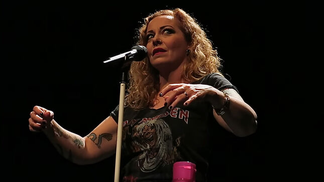 ANNEKE VAN GIERSBERGEN Performs SLAYER Classic "South Of Heaven"; Video