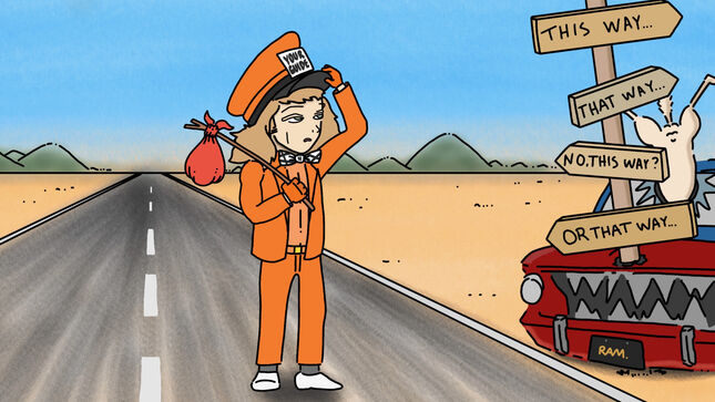 DAVID LEE ROTH - New Animated Video Released For Cover Of BREWER & SHIPLEY's "Tarkio Road"