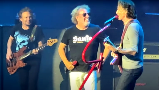 SAMMY HAGAR Performs “I’ve Done Everything For You” With RICK SPRINGFIELD At Las Vegas Birthday Bash; Fan-Filmed Video