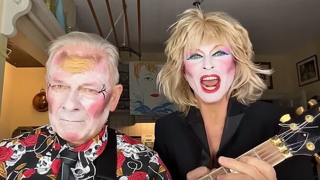 ROBERT FRIPP & TOYAH Perform DAVID BOWIE's "Scary Monsters (And Super Creeps)" In Halloween Edition Of Sunday Lunch; Video