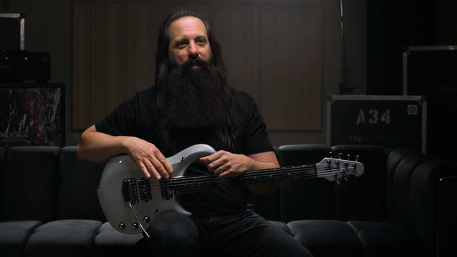 DREAM THEATER's JOHN PETRUCCI Introduces Limited Edition Ernie Ball Music Man 10th Anniversary Majesty Guitar; Video