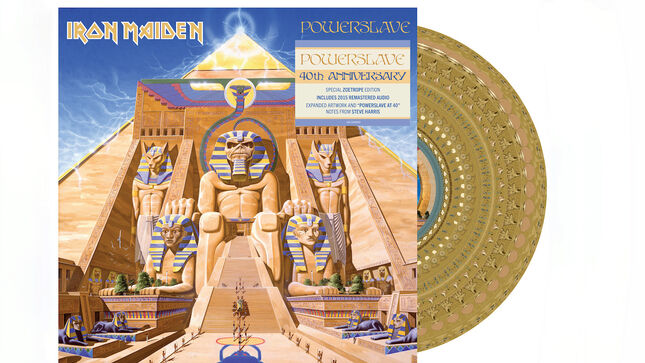 IRON MAIDEN - Limited Edition Powerslave 40th Anniversary Zoetrope Vinyl Available Now