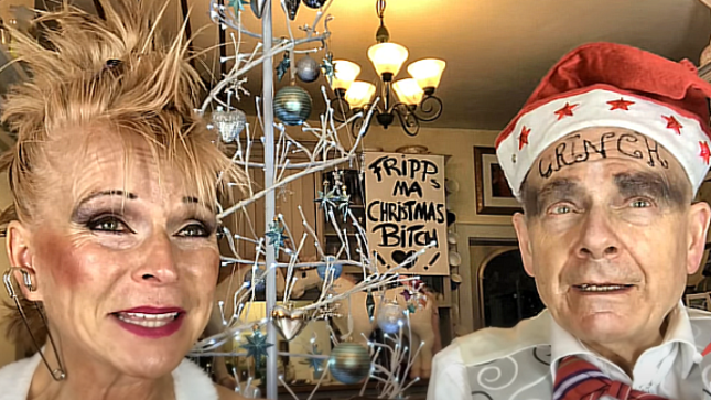 ROBERT FRIPP & TOYAH Share Christmas Carol Singalong Sunday Lunch (Video)