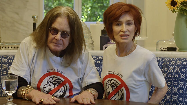 OZZY & SHARON OSBOURNE Launch T-Shirt To Raise Awareness And Funds For "Ban Trophy Hunting"; Video