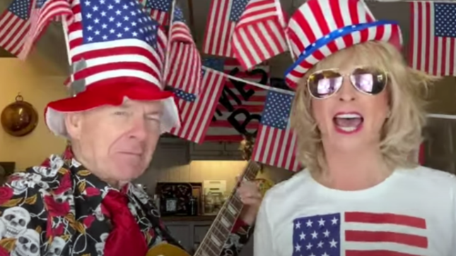 ROBERT FRIPP & TOYAH Celebrate American Thanksgiving With JAMES BROWN Classic For Sunday Lunch (Video)