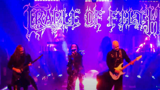 CRADLE OF FILTH - Fan-Filmed Video Of Entire "By Order Of The Dragon" Madrid Show Streaming