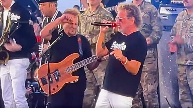 SAMMY HAGAR And MICHAEL ANTHONY Perform At Las Vegas Raiders Vs. Denver Broncos Game; Video