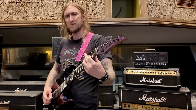 THE HAUNTED's OLA ENGLUND Tries Out New Lead Amp For Upcoming Album; Video