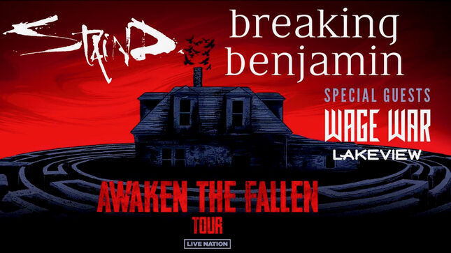 STAIND And BREAKING BENJAMIN Announce Co-Headlining "Awaken The Fallen Tour"