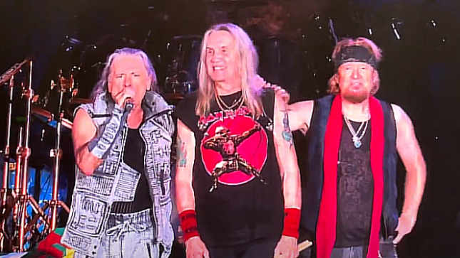 NICKO McBRAIN's Final Show With IRON MAIDEN "A Celebration Of The Joy That He's Brought To Everybody Around The World" (Video)