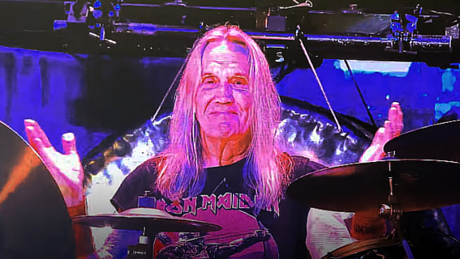 Watch Drummer NICKO McBRAIN's Final Show With IRON MAIDEN; Fan-Filmed Video