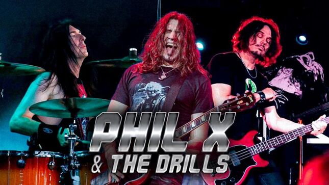 PHIL X & THE DRILLS To Release POW! Right In The Kisser Album In March; All-Star Drum Lineup Includes TOMMY LEE, RAY LUZIER, TICO TORRES; Visualizer Posted For New Single "Moving To California"