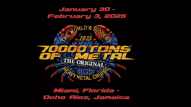 70000 Tons Of Metal 2025 - Online Cruise Planner Now Open; Video