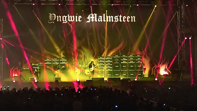 YNGWIE MALMSTEEN Shares Video From Seoul - 