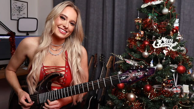 SOPHIE LLOYD Performs Shred Version Of THE DARKNESS Holiday Song "Christmas Time (Don't Let The Bells End)"; Video