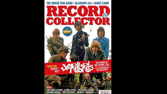 THE YARDBIRDS Grace Cover Of January 2025 Issue Of Record Collector