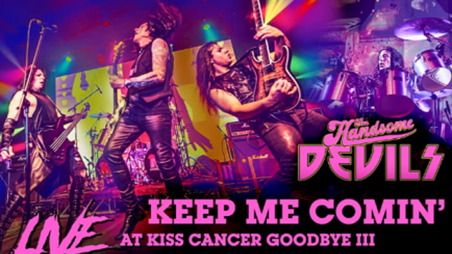 THE HANDSOME DEVILS Feat. TODD KERNS Perform "Keep Me Comin" Live At KISS Cancer Goodbye III Benefit; Pro-Shot Video