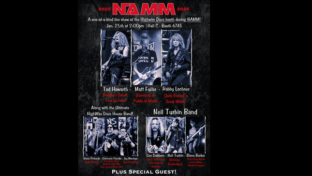 FREHLEY'S COMET, JACK RUSSELL's GREAT WHITE, Ex-PUDDLE OF MUDD, Ex-ANTHRAX Members Confirmed For Special NAMM Event