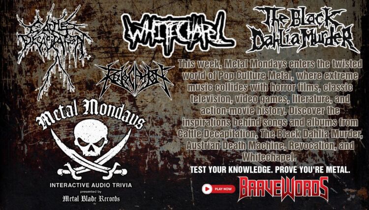 Play Now: Enter The World Of “Pop Culture Metal” In This Week’s “Metal Mondays”