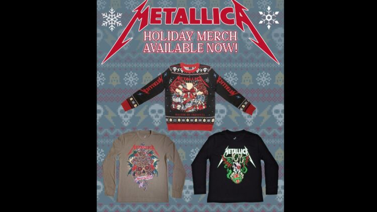 Master Of Presents! METALLICA Launches Holiday Collection